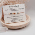 GESUNDHEIT • Indischer Achat & Bergkristall Armband