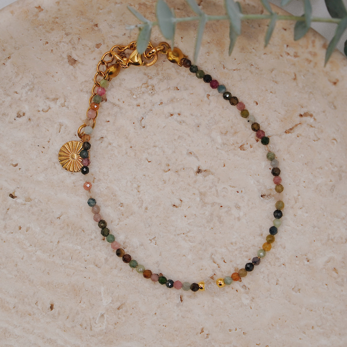 EMINA · Turmalin & Herkimer Diamant Armband